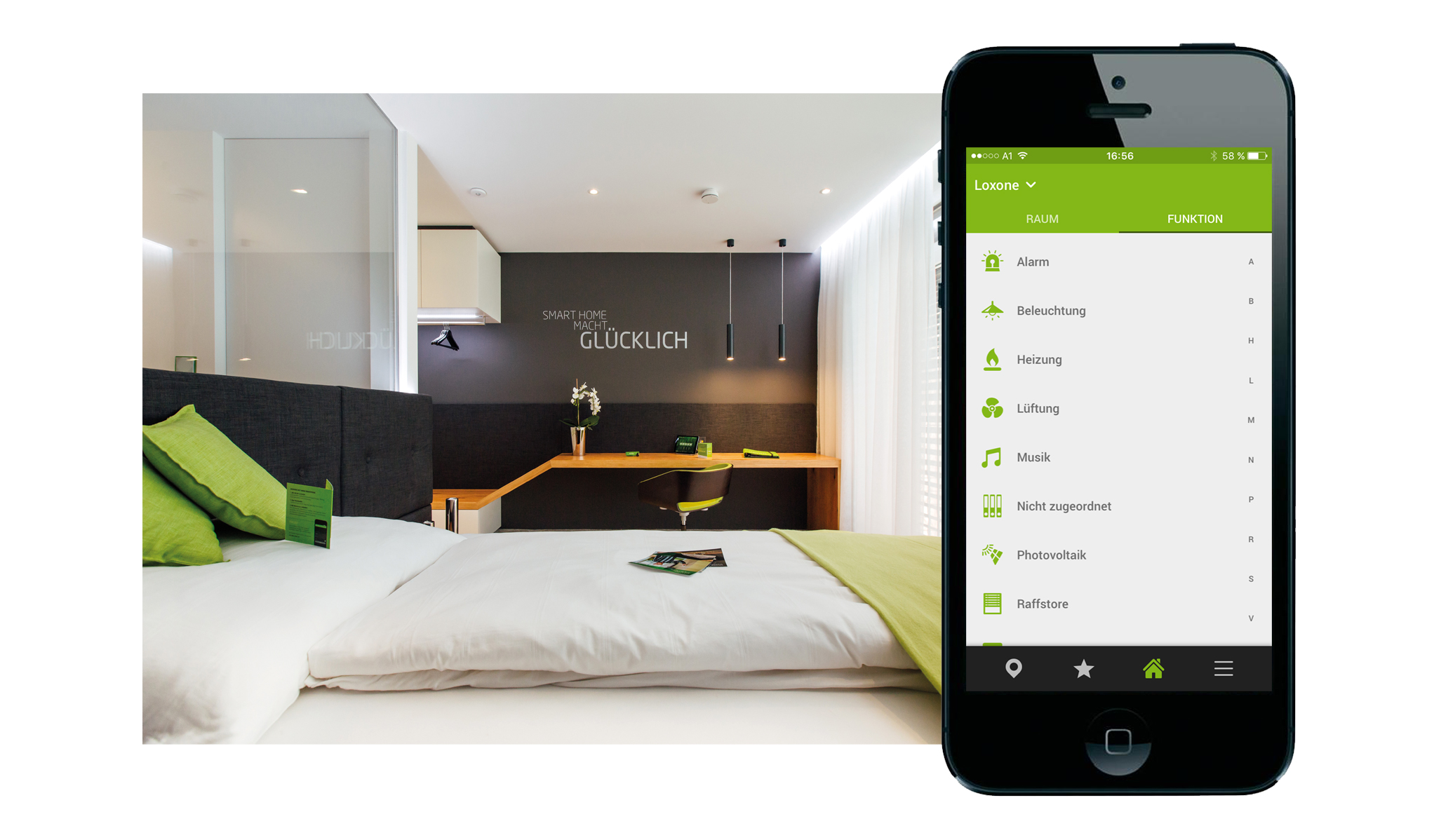 SmartHome powered by Loxone